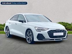 White Used 2025 Audi A3 Black Edition Sedan | £31,070 (Expensive)