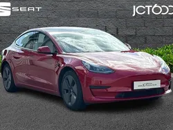 Red Used 2021 Tesla Model 3 Standard Range Sedan | £16,990 (Fair price)