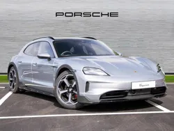 Dolomite silver metallic New 2024 Porsche Taycan 4S Cross Turismo Sedan | £91,350 (Good price)
