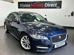 Blue Used 2017 Jaguar XF R-Sport Sedan | £7,930 (Good price)