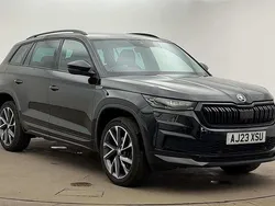 Black magic pearl effect Used 2023 Skoda Kodiaq SportLine SUV | £29,900 (Fair price)