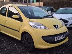 Yellow Used 2007 Peugeot 107 Hatchback | £1,190 (Good price)