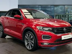 Red Used 2021 VW T-Roc Cabriolet R-line Cabriolet | £26,542 (Fair price)