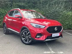 Tri coat dynamic red Used 2024 MG ZS Exclusive Sedan | £16,495 (Fair price)