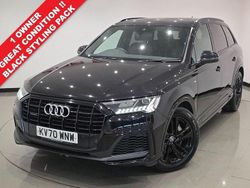 Black Used 2020 Audi Q7 S-Line SUV | £26,490 (A bit pricey)