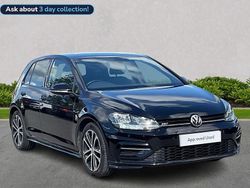 Black Used 2019 VW Golf VII R-line Hatchback | £16,041 (Fair price)