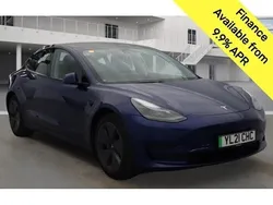 Blue Used 2021 Tesla Model 3 Standard Range Plus Sedan | £15,495 (Super price)