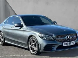 Grey Used 2019 Mercedes C220 AMG Line Premium Sedan | £17,980 (Fair price)