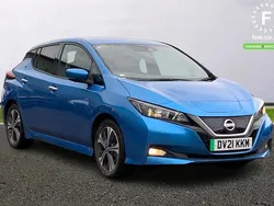 Blue Used 2021 Nissan Leaf N-Connecta Hatchback | £8,299 (Good price)