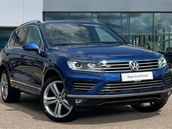 Blue Used 2017 VW Touareg R-line Plus SUV | £23,641 (Fair price)