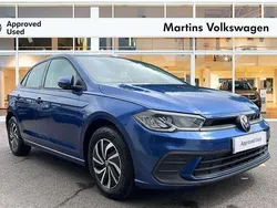 Blue Used 2022 VW Polo Life Hatchback | £16,290 (Fair price)