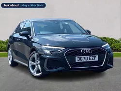 Black Used 2020 Audi A3 S-Line Hatchback | £21,896 (A bit pricey)