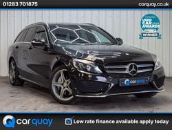 Black Used 2014 Mercedes C250 AMG line Estate | £13,795 (A bit pricey)
