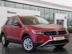 Red Used 2022 VW T-Roc Life SUV | £22,999 (Fair price)
