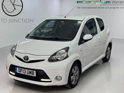 White Used 2013 Toyota Aygo Hatchback | £2,899 (Fair price)