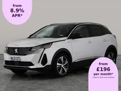 White Used 2021 Peugeot 3008 Allure Premium SUV | £14,350 (Fair price)