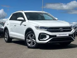 White Used 2022 VW T-Roc R-line SUV | £23,495 (Fair price)