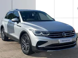 Silver Used 2022 VW Tiguan Elegance SUV | £27,795 (Fair price)