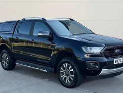 Black Used 2022 Ford Ranger Wildtrack Pickup | £19,845 (Good price)