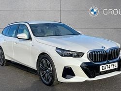 White Used 2024 BMW 530e M Sport Estate | £41,990 (Super price)
