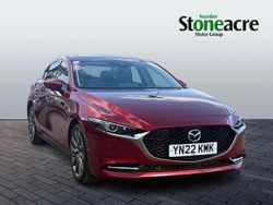 Red Used 2022 Mazda 3 Inclusive Sedan | £16,790 (Fair price)