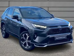 Grey/black Used 2023 Toyota RAV4 Hybrid SUV | £36,995 (Expensive)
