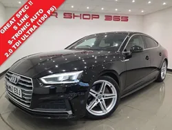 Black Used 2017 Audi A5 Sportback S-Line Hatchback | £13,990 (A bit pricey)