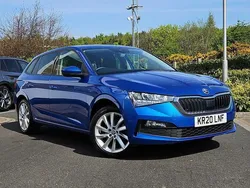 Race blue metallic Used 2020 Skoda Scala SE L Hatchback | £11,495 (Fair price)