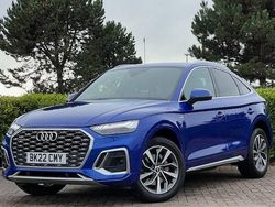 Blue Used 2022 Audi Q5 Sportback S-Line SUV | £31,495 (Good price)