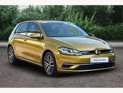Yellow Used 2018 VW Golf VII SE Hatchback | £17,150 (Fair price)