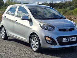 Silver Used 2012 Kia Picanto 2 Hatchback | £1,995 (Fair price)