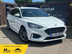 White Used 2020 Ford Focus ST-Line Estate | £8,499 (Fair price)