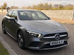 Grey Used 2018 Mercedes A180 AMG line Hatchback | £13,850 (Fair price)