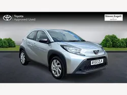 Silver Used 2022 Toyota Aygo PURE Hatchback | £11,500 (Fair price)