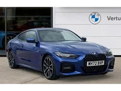 Blue Used 2022 BMW 420 M Sport Coupe | £27,995 (Good price)