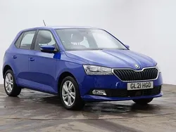 Energy blue Used 2021 Skoda Fabia SE Hatchback | £10,780 (Fair price)