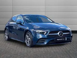 Denim blue Used 2019 Mercedes A200 AMG Line Premium Plus Hatchback | £21,695 (Expensive)