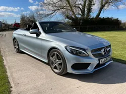Silver Used 2017 Mercedes C250 AMG Line Premium Plus Cabriolet | £14,950 (Fair price)