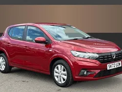 Red Used 2022 Dacia Sandero Comfort Hatchback | £10,941 (Good price)