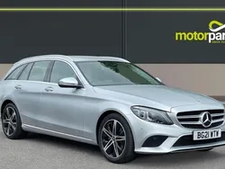 Silver Used 2021 Mercedes C200 Estate | £19,500 (Super price)