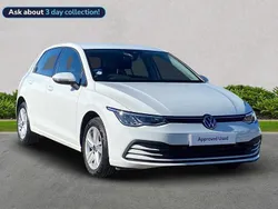 White Used 2022 VW Golf VIII Life Hatchback | £17,499 (Fair price)
