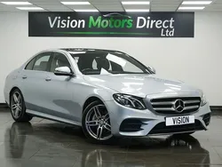 Silver Used 2016 Mercedes E220 AMG Line Premium Sedan | £10,980 (Expensive)