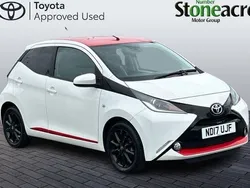 White Used 2017 Toyota Aygo x-press Hatchback | £9,000 (Fair price)