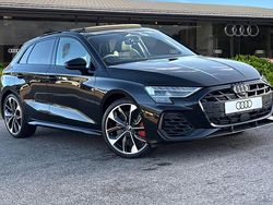 Black New 2025 Audi S3 Sportback Black Edition Hatchback | £46,290 (Expensive)