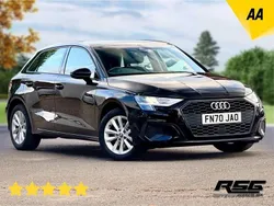 Black Used 2020 Audi A3 Sportback Design Hatchback | £10,850 (Fair price)