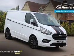 White Used 2018 Ford Transit Custom Sport Van | £17,495 (Fair price)