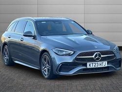 Grey Used 2023 Mercedes C300e AMG Line Premium Plus Estate | £29,395 (Good price)