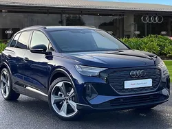 Blue Used 2025 Audi Q4 e-tron Black Edition SUV | £41,990