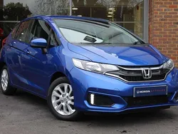 Brilliant sporty blue Used 2018 Honda Jazz SE Hatchback | £12,350 (Expensive)