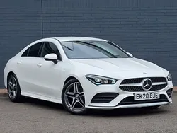 White Used 2020 Mercedes CLA180 AMG line Sedan | £23,498 (Fair price)